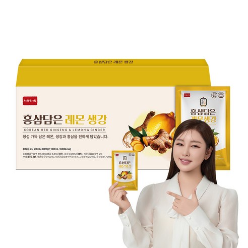 정원삼 홍삼 담은 레몬 생강, 70ml, 30개