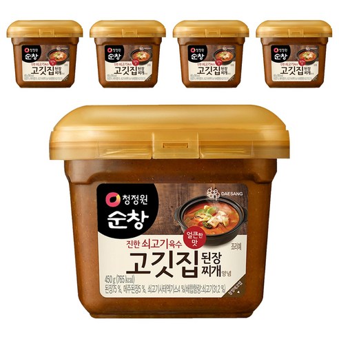 [K쇼핑]청정원 고깃집 된장, 450g, 5개