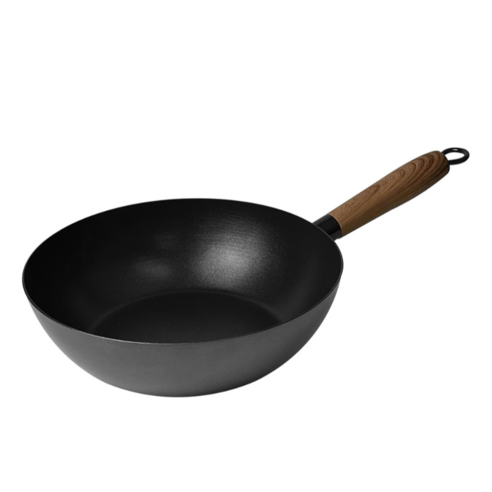 퀸센스 인덕션 캐스트 무쇠 궁중팬, 24cm, 1개