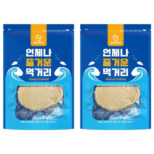 해야미 고함량 튀김쥐포 60장, 520g, 2개