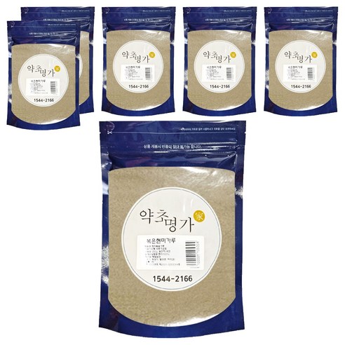 약초명가 볶은현미가루 쌀가루, 250g, 6개