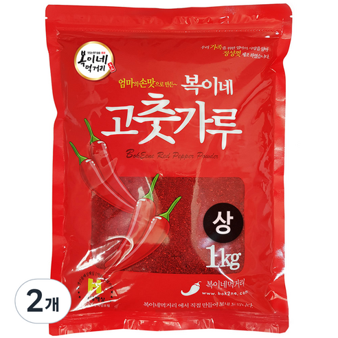 복이네먹거리 중국산고춧가루 보통 매운맛 김치용 상, 500g, 1개