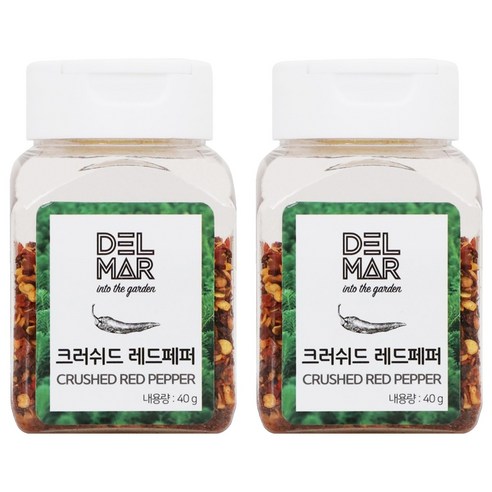딜리셔스마켓 크러쉬드 레드페퍼, 40g, 2개