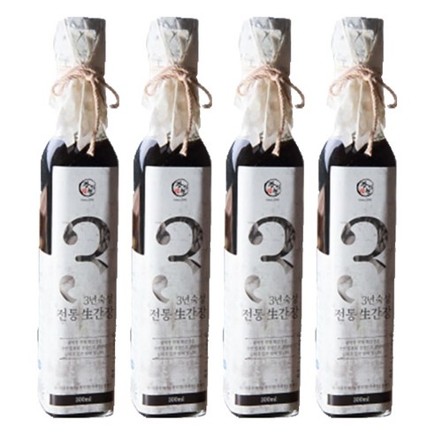 광이원 3년숙성 전통 생간장, 300ml, 4개
