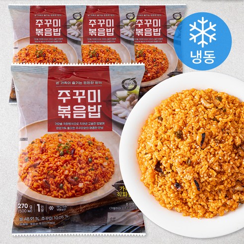 푸르온 주꾸미 볶음밥 (냉동), 270g, 8팩