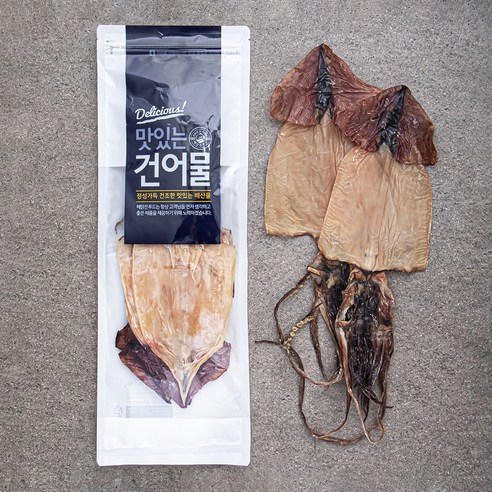 해맑은푸드 부드러운 마른오징어 (냉동), 550g(대, 5미), 1개