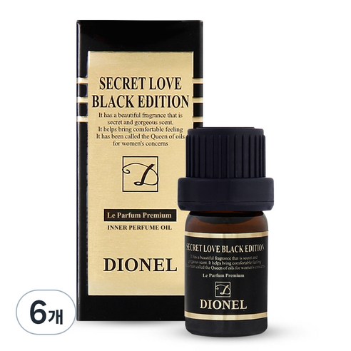 디오넬 시크릿 러브 블랙 에디션, 6개, 5ml