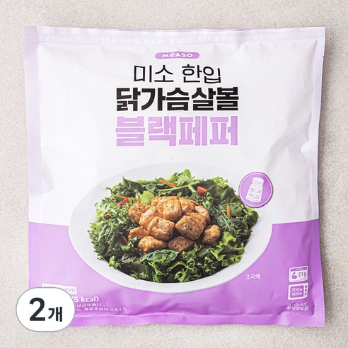 미소 닭가슴살볼 블랙페퍼 5개입, 500g, 2개