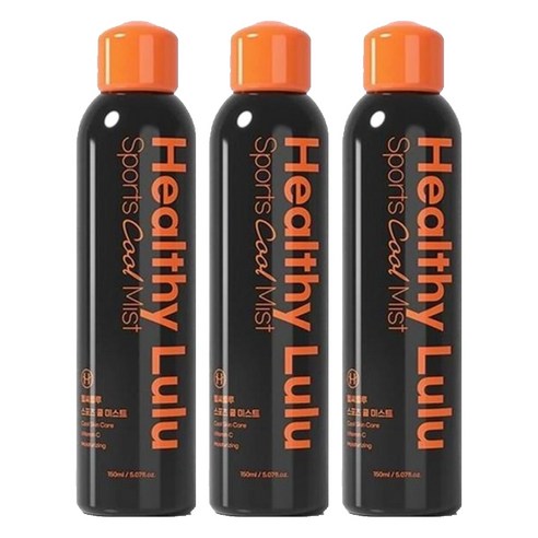 헬씨룰루 스포츠 쿨 미스트, 150ml, 3개