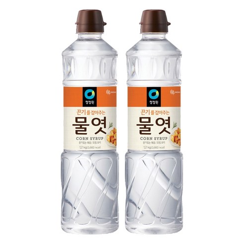 청정원 물엿, 1.2kg, 2개