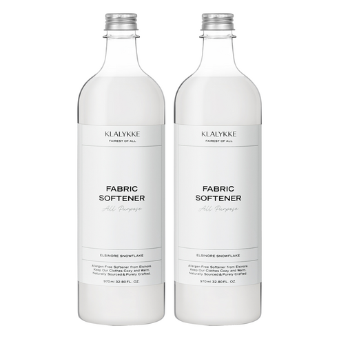 클라리케 섬유유연제 스노우플레이크, 2개, 970ml
