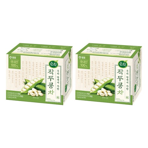 순작 작두콩차, 0.8g, 40개입, 2개
