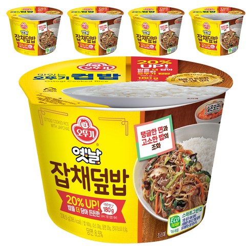 오뚜기 옛날 잡채덮밥, 236.5g, 5개