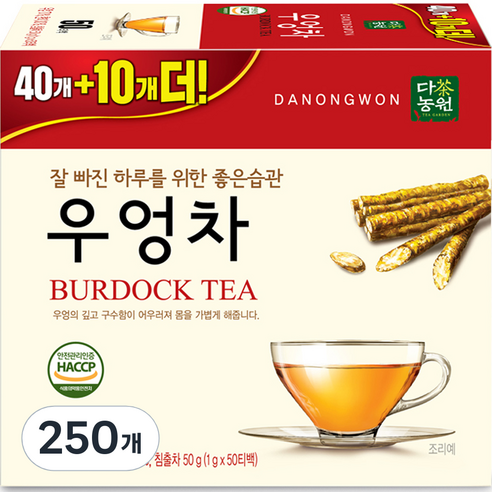 다농원 우엉차, 1g, 250개