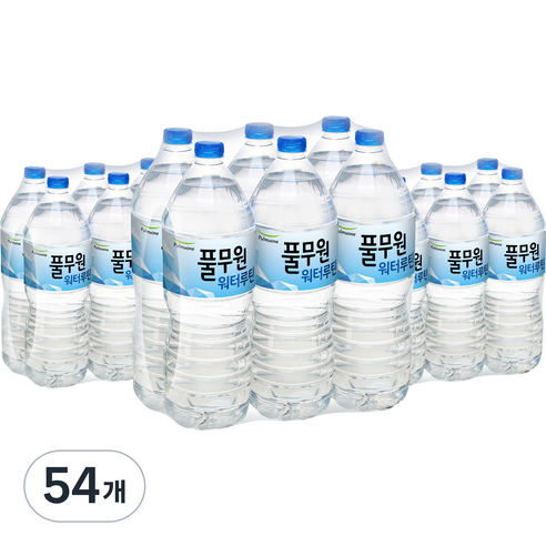 풀무원샘물 워터루틴, 2L, 54개