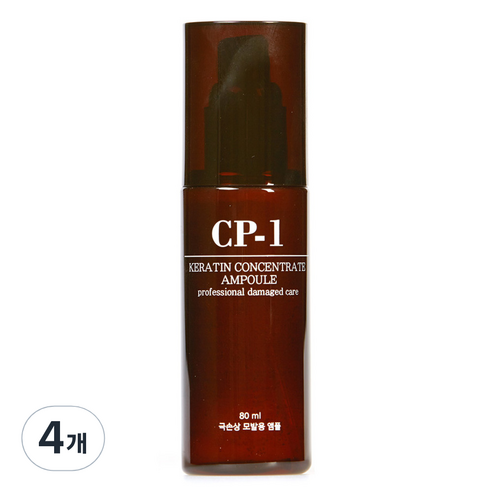 CP-1 극손상 모발 헤어앰플, 80ml, 4개