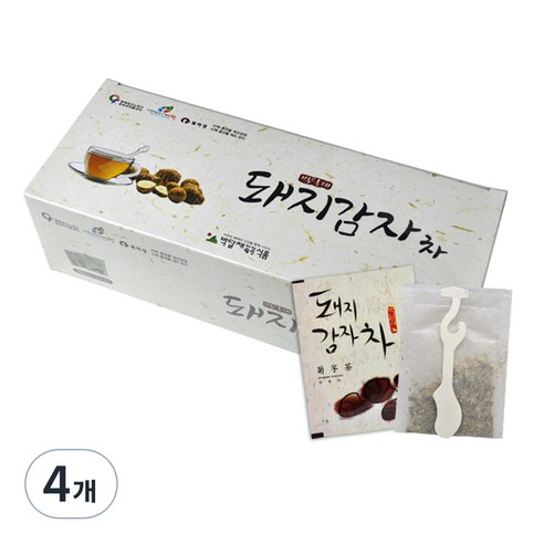 박달재한방웰빙식품 돼지감자 티백차, 1g, 50개입, 4개