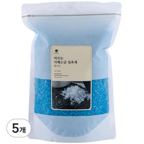 아르논 사해소금 입욕제 오션 향, 1.5kg, 5개