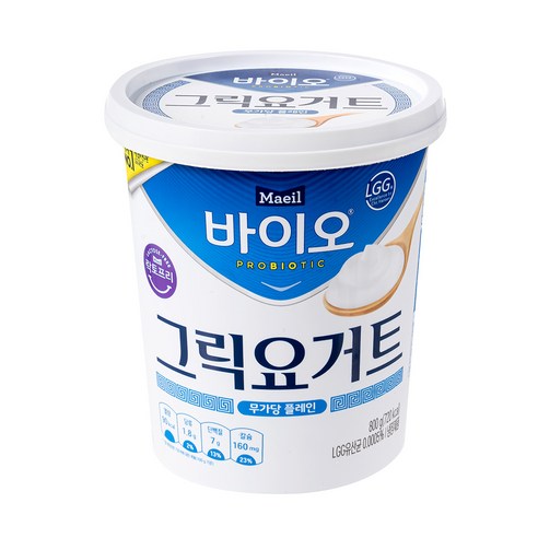 매일유업 바이오 그릭 요거트, 800g, 1개