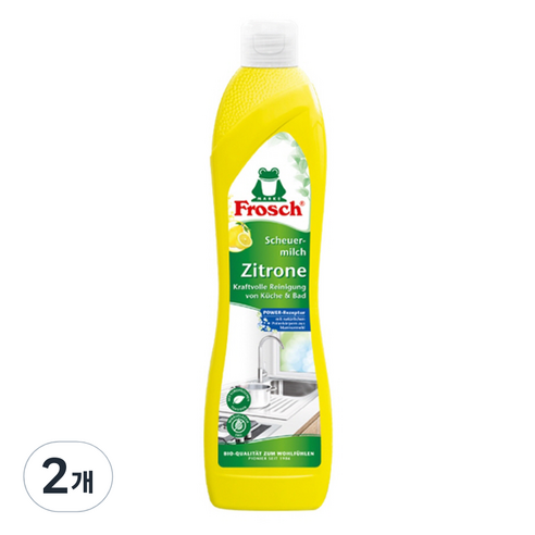 프로쉬 독일 레몬 다목적 인덕션 세정제, 500ml, 2개
