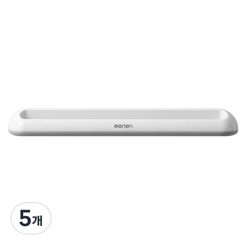 윈프라이스 무타공 접착식 수건걸이 대형, 그레이, 5개