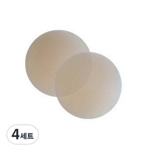 쏘나이스 실리콘 니플패치 라이트베이지 8cm, 4세트