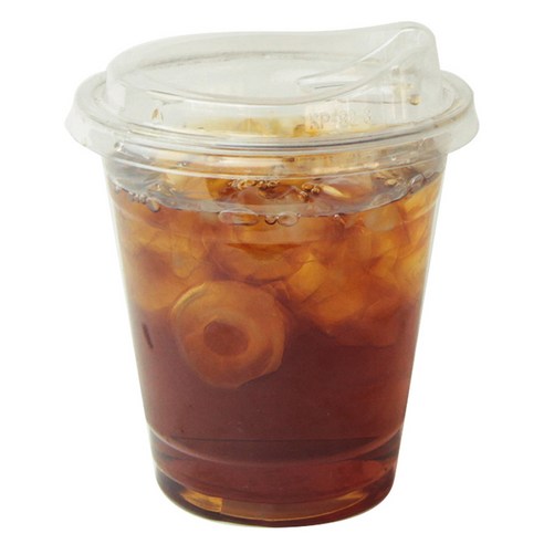 아이엔피 PET 아이스컵 바디 + 드링킹뚜껑 세트, 360ml, 50개, 1개