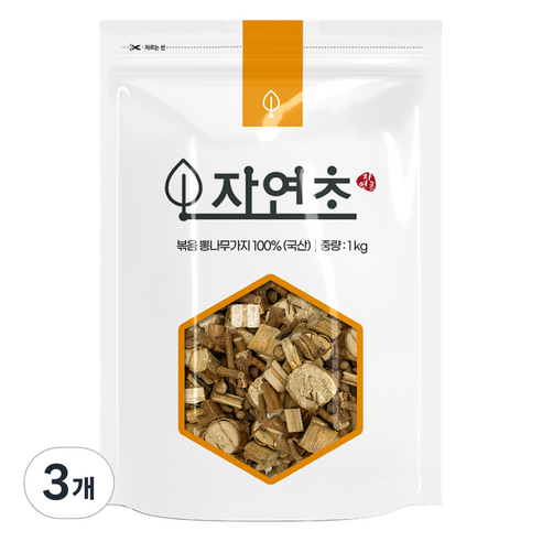 볶은 뽕나무가지 상지, 1kg, 3개