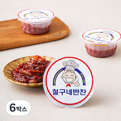 철구네 낙지젓 3개입, 180g, 6박스