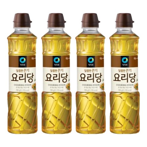 청정원 달콤한 끈기 요리당, 700g, 4개