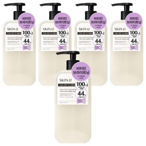 스킨유 이노센트 샤워젤 오드플로럴, 500g, 5개