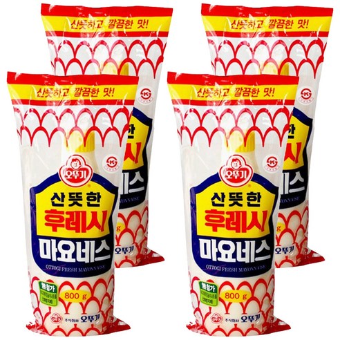 오뚜기 후레시 마요네즈, 800g, 4개