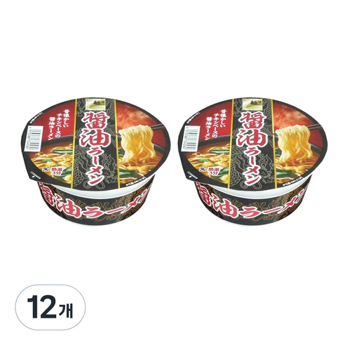 멘노스나오시 쇼유 컵라멘 77g, 12개