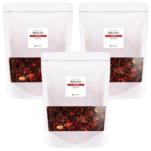 바른건강 히비스커스 원물 허브차, 200g, 1개입, 3개