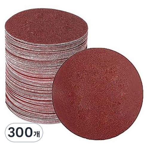 OON 밸크로 그라인더 원형사포 120방 100mm, 300개