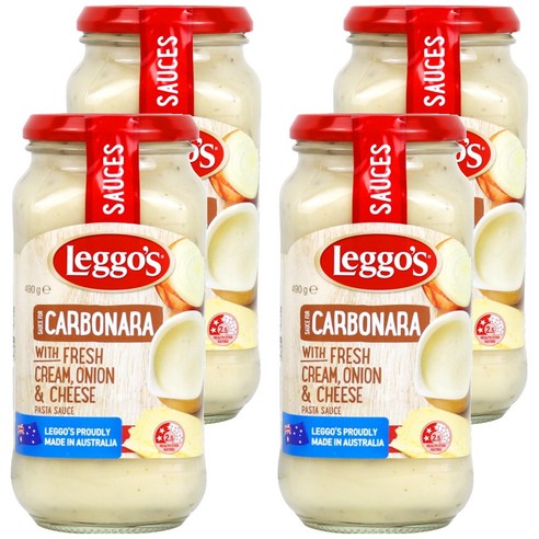 레고스 카르보나라 파스타소스, 490g, 4개