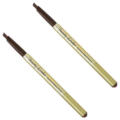 뷰티리더 아이브로우 스케치 펜슬 0.35g, 02호 회갈색, 2개
