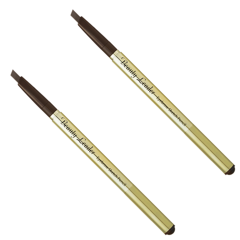 뷰티리더 아이브로우 스케치 펜슬 0.35g, 04호 흑갈색, 2개