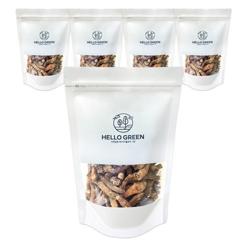 헬로우그린 볶은 둥굴레차 팩, 100g, 5개, 1개입