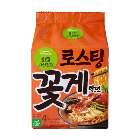 풀무원 꽃게탕면 (4개입) (103gx4EA) [맛있는] [간편식], 20개