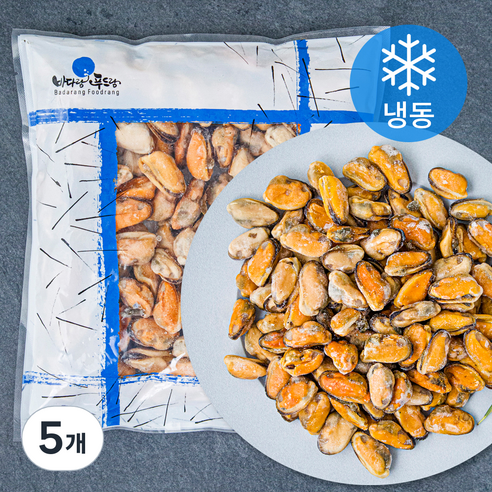 더더착한 칠레산 자숙 홍합살 (냉동), 500g, 5개