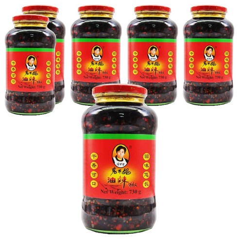 라오깐마 라조장 고추소스, 730g, 6개