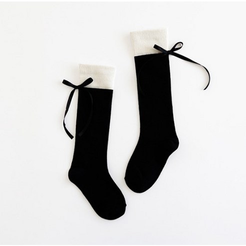 사랑스러운 리본 디테일과 편안함, 아이러브제이 토파즈 반타이즈 양말
