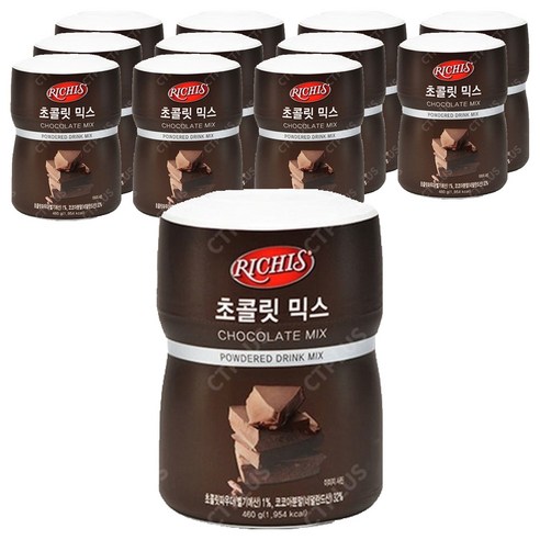 (주)동서 리치스 초콜릿 믹스, 460g, 3개입, 4개