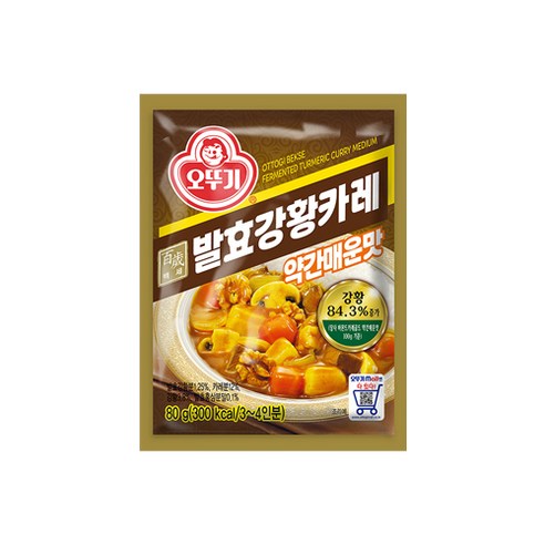 라이크잇 오뚜기 백세 발효 강황 카레, 320g, 1개