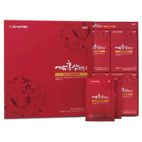 어삼 GC녹십자웰빙 홍삼진액 24p, 1.2L, 1개