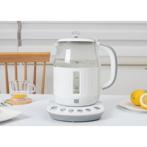 육아 편의성을 높이는 비스카 온도 설정 유리 보온 분유 티포트, 지금 바로 경험하세요!