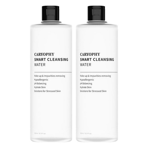 캐리오피 약산성 스마트 클렌징 워터, 500ml, 2개