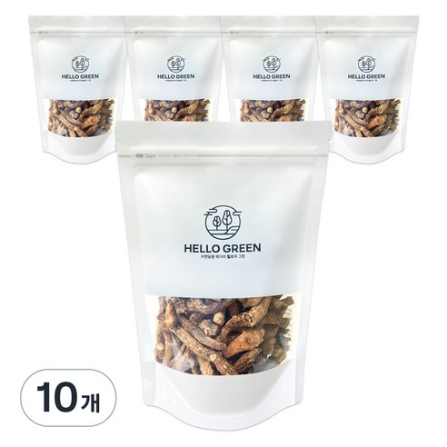 헬로우그린 볶은 둥굴레차 팩, 100g, 10개, 1개입