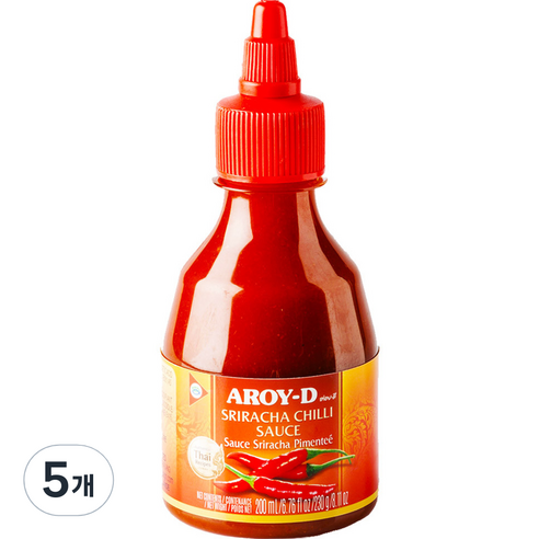 아로이디 스리라차 칠리소스, 230g, 5개